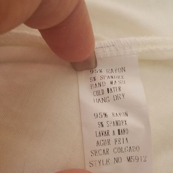 Mono Reno Ivory Knit Dress with Rhinestone Straps - Picture 8 of 8